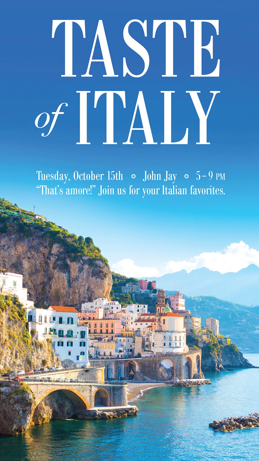 Taste of Italy | Columbia Dining